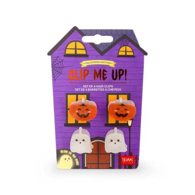 Set di 4 mini mollette per capelli halloween - clip me up!