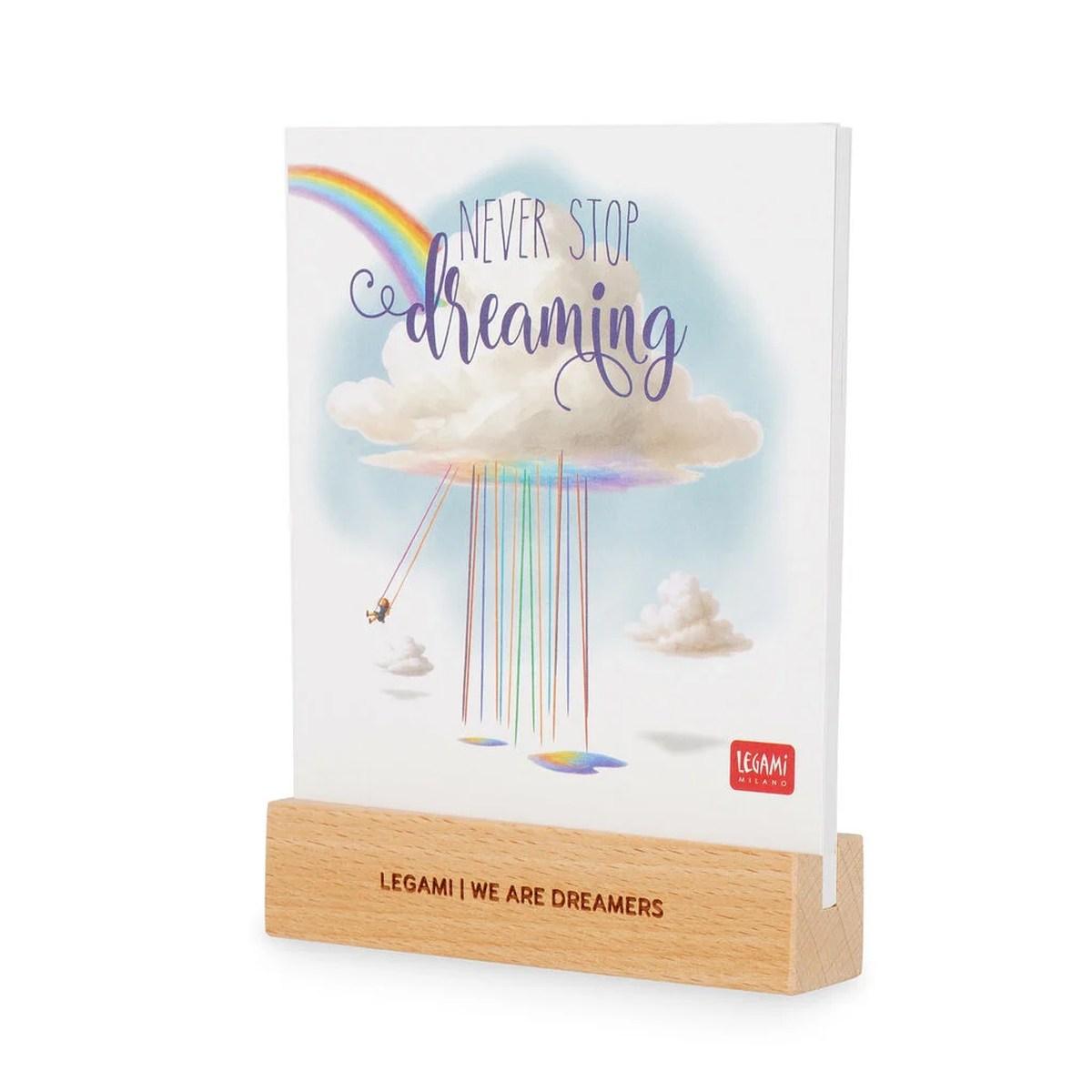 Legami calendario con base in legno - 2027
