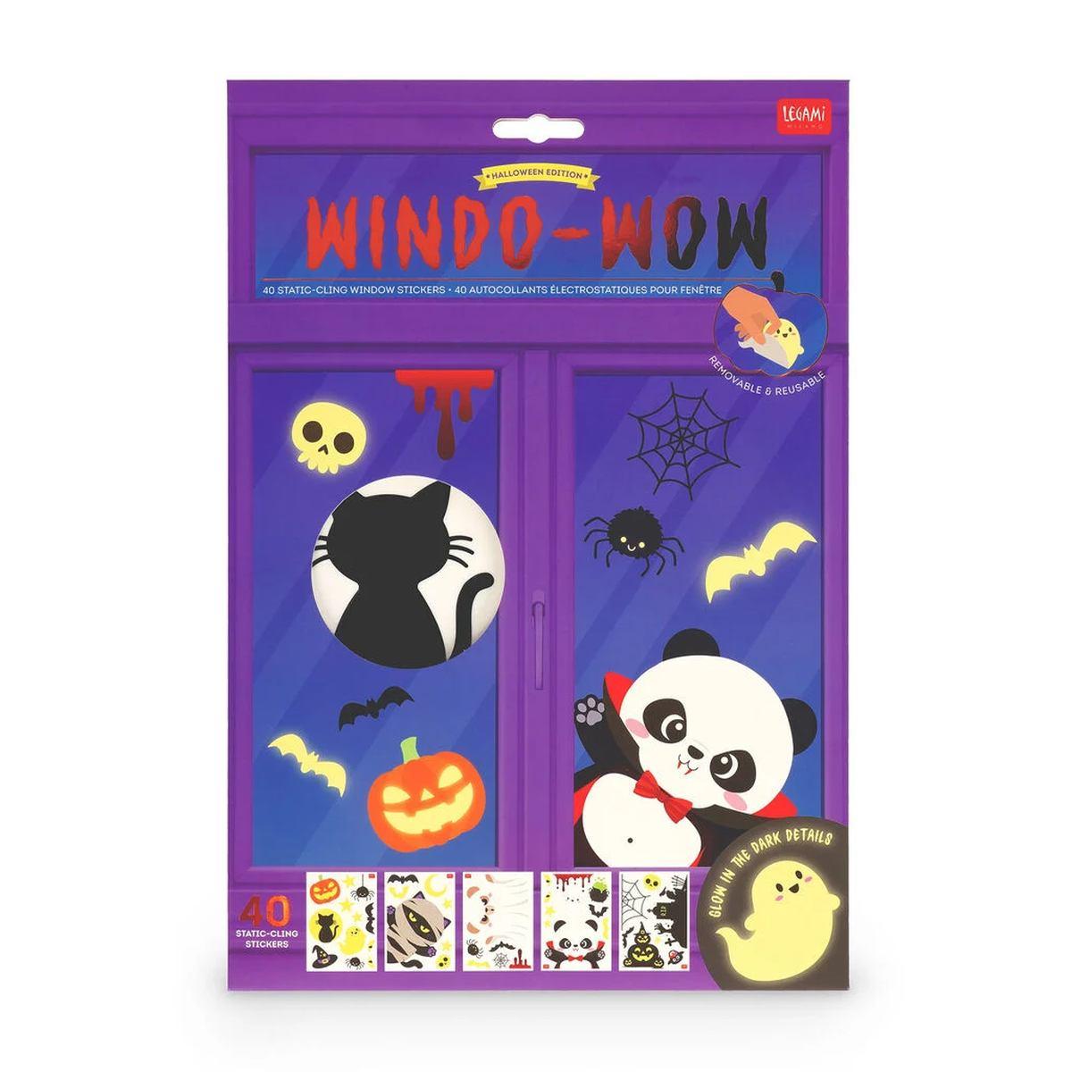 Legami set di 40 adesivi elettrostatici per finestra - windo-wow