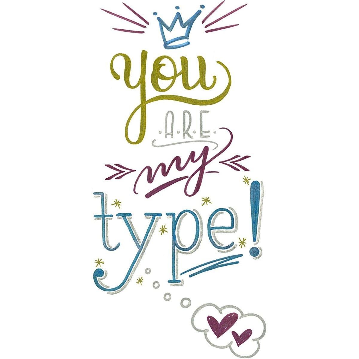 Faber-castell - hand lettering set - 4 pitt artist pens - you are my type !