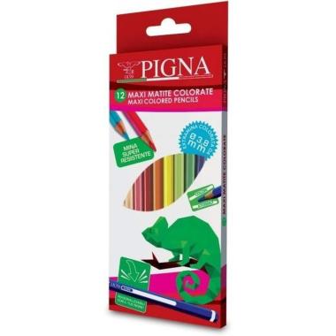 Pigna - pastelli colorati - mina 3,8 mm - 12 pz