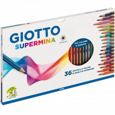 Giotto supermina - pastelli colorari da 36 pz - Ø 3,8 mm