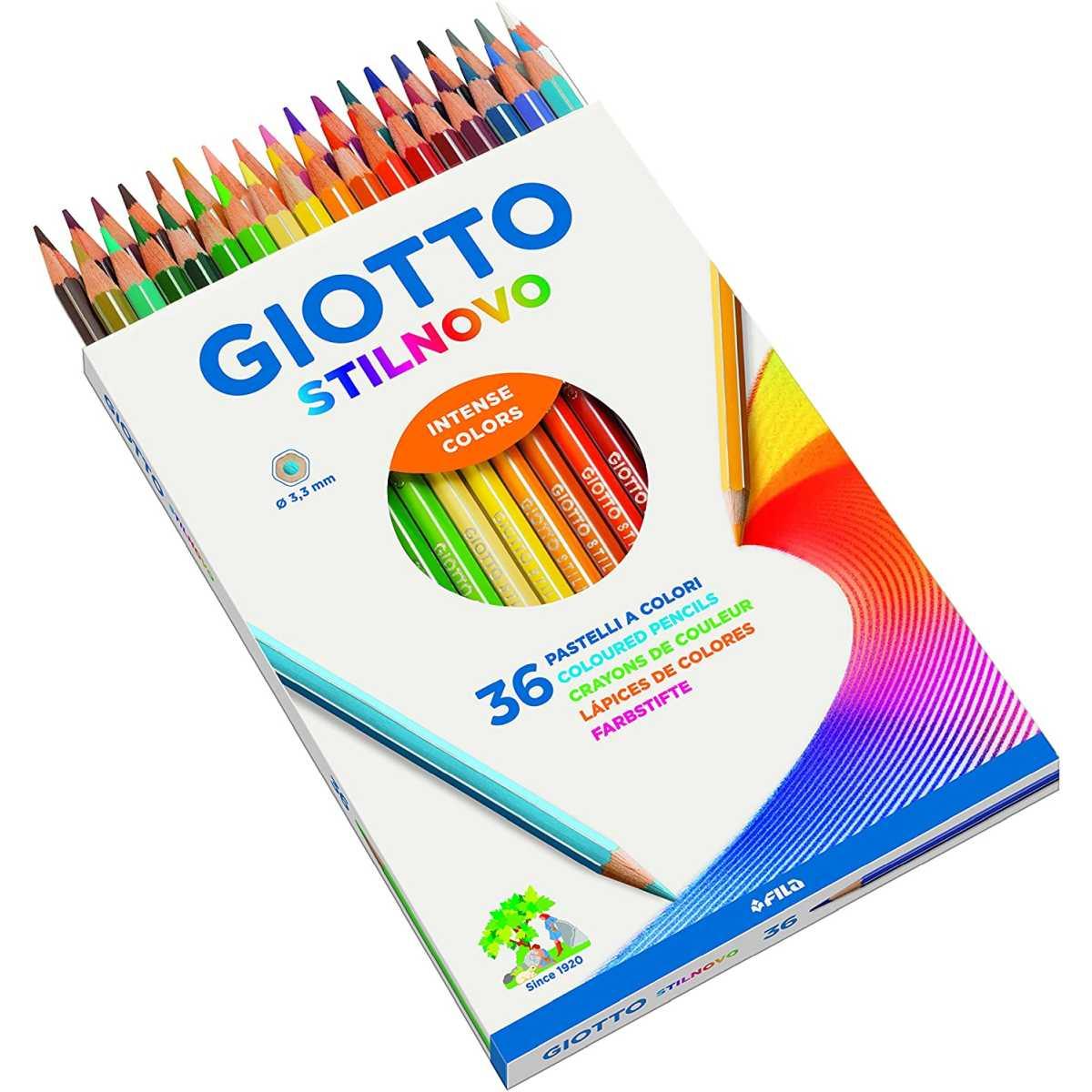 Pastelli giotto stilnovo - Ø 3,3 mm - 36 pz