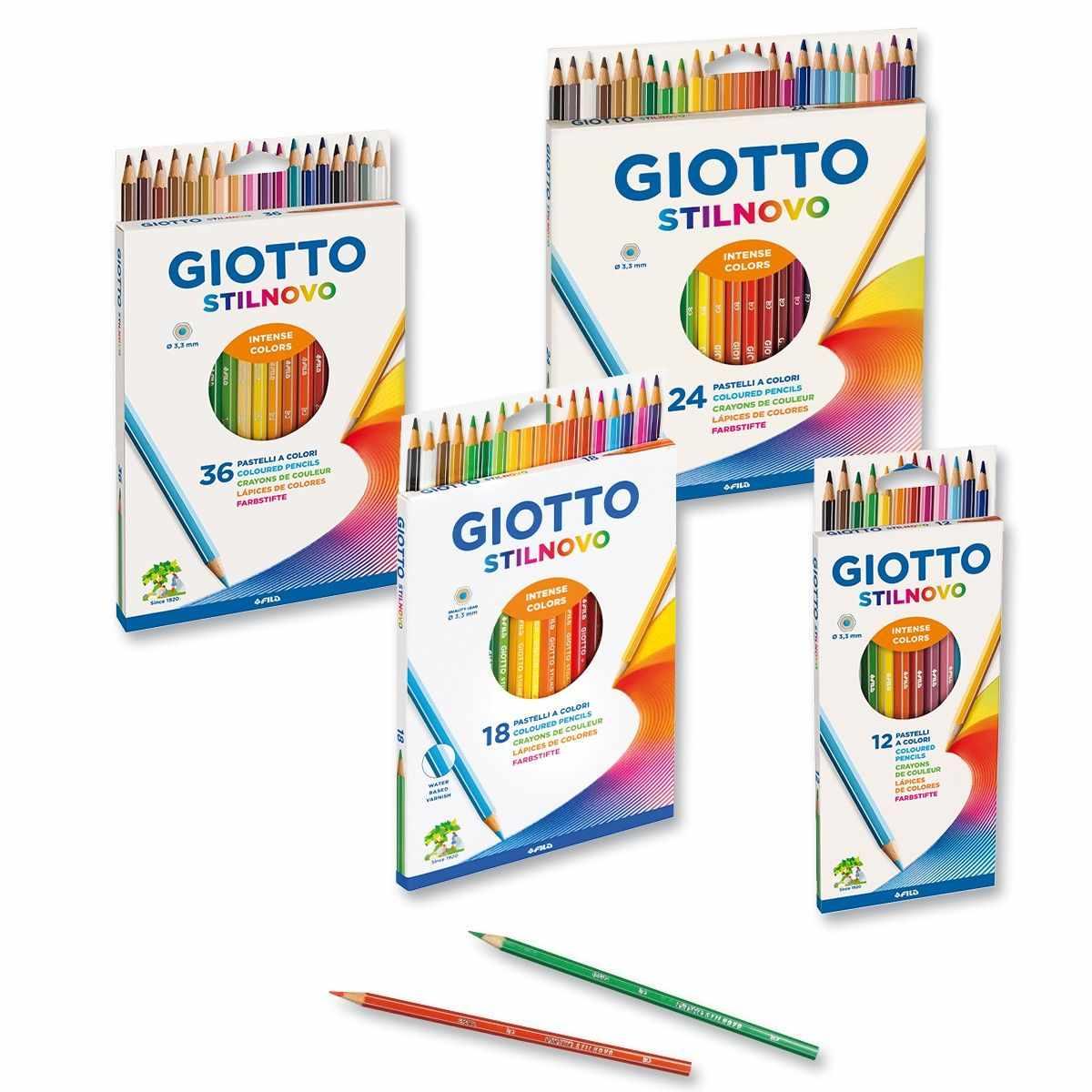 Pastelli giotto stilnovo - Ø 3,3 mm - 18 pz