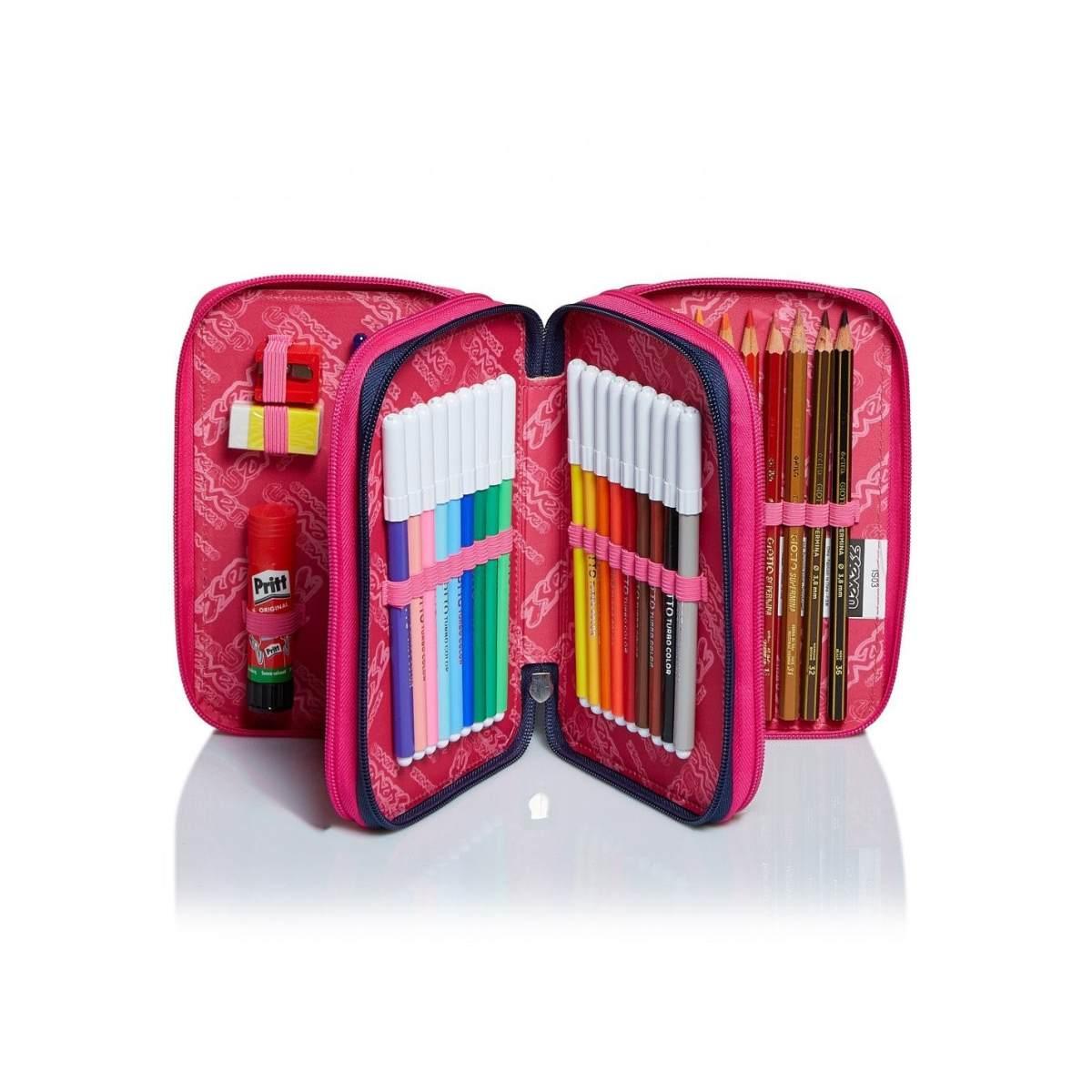 Seven - astuccio 3 zip cheer girl