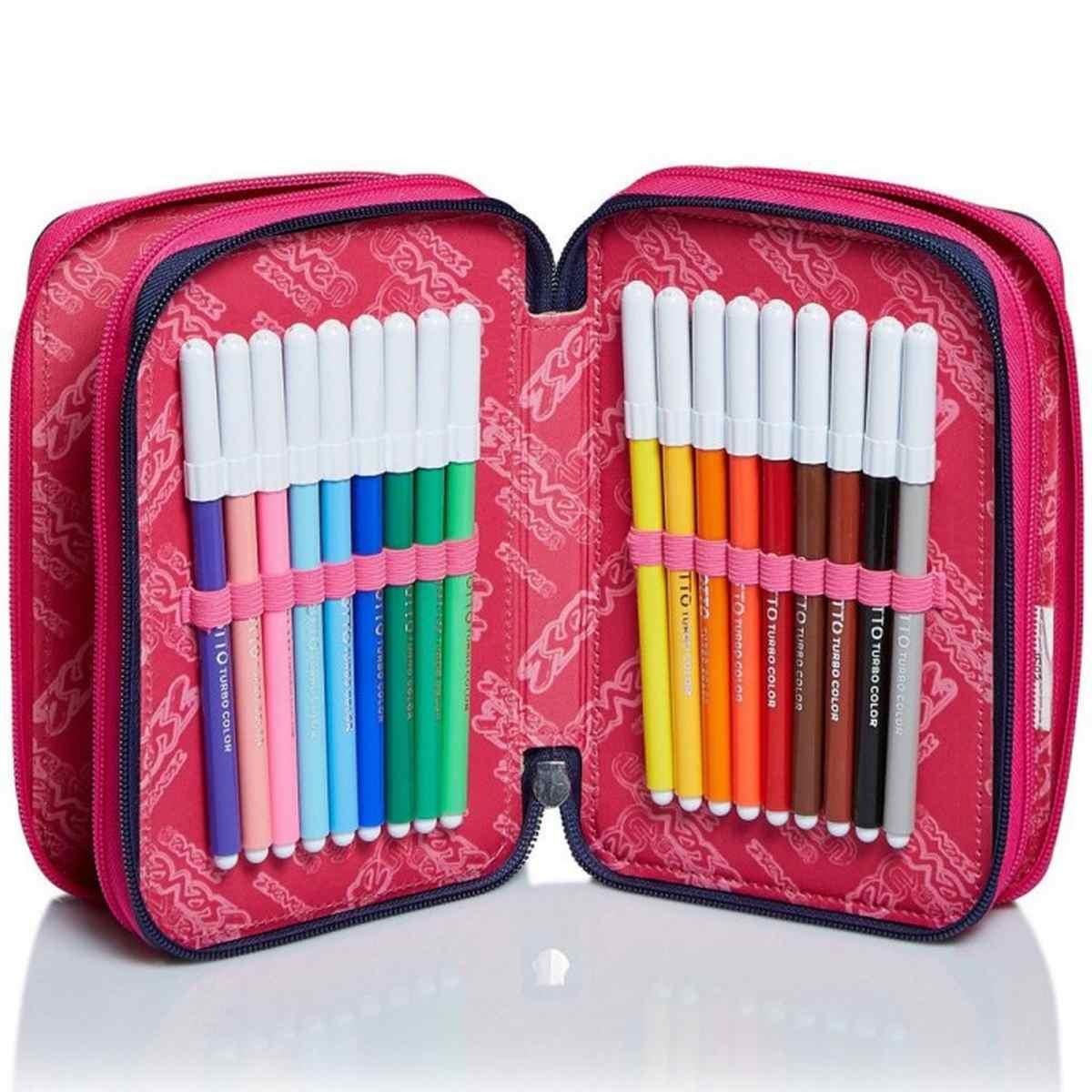 Seven - astuccio 3 zip cheer girl