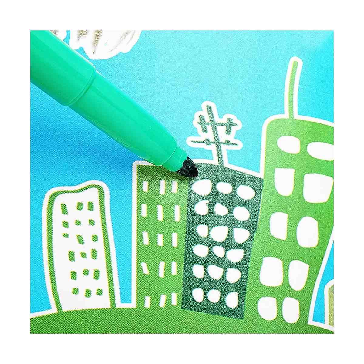 Pennarelli giotto turbo maxi - Ø 5 mm - 12 pz