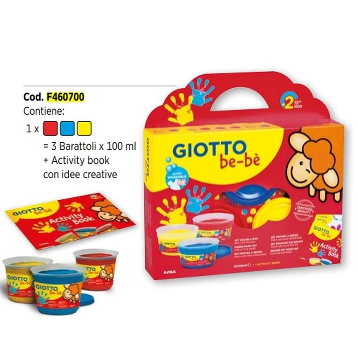 Giotto be-be' set colori a dita