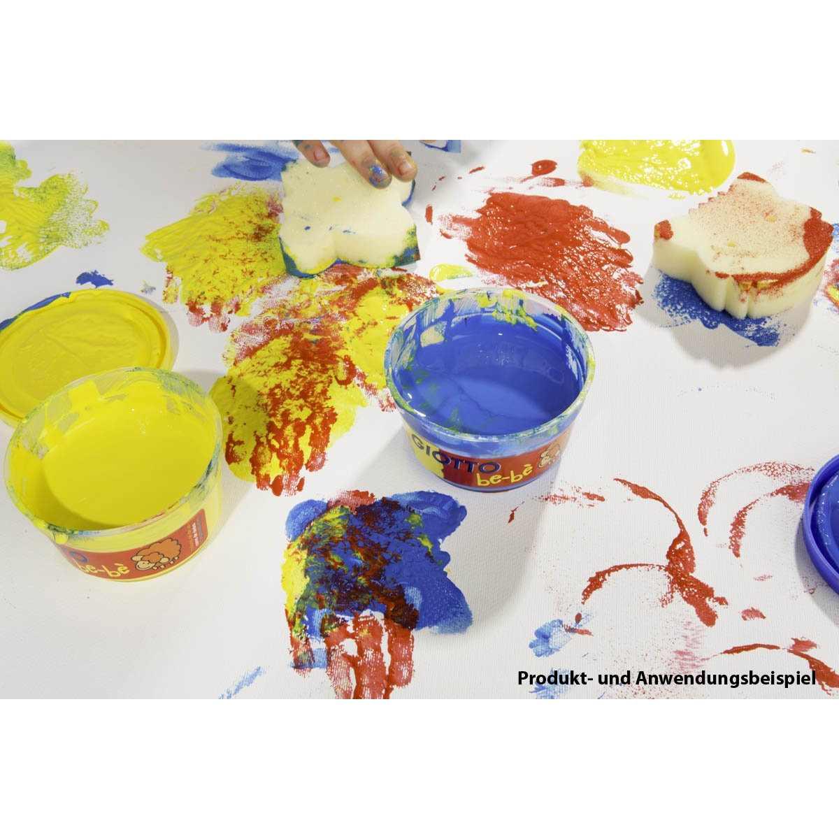 Giotto be-be' colori a dita - 4 x 150 ml