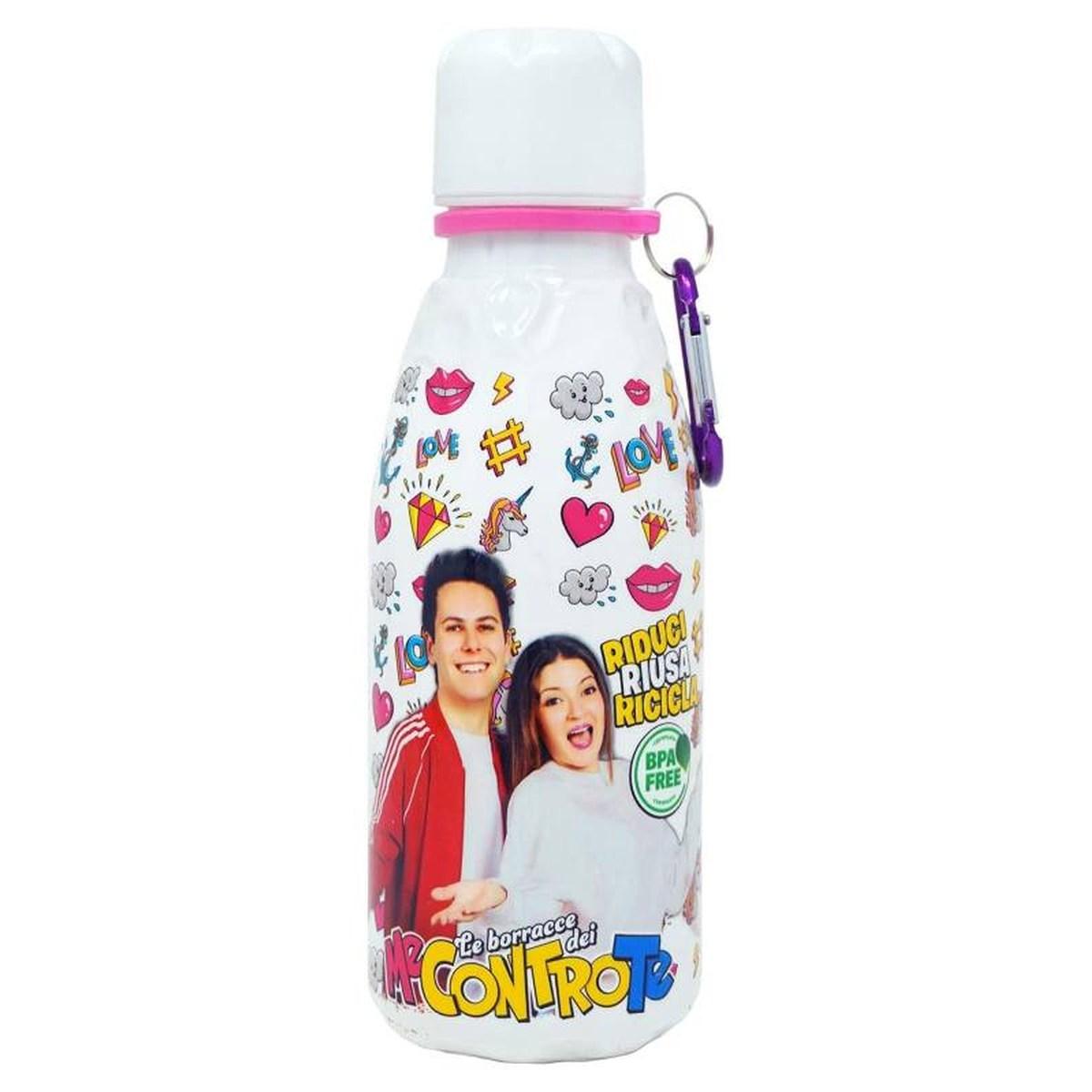 Borraccia ecofriendly bicolor 430 ml - me contro te