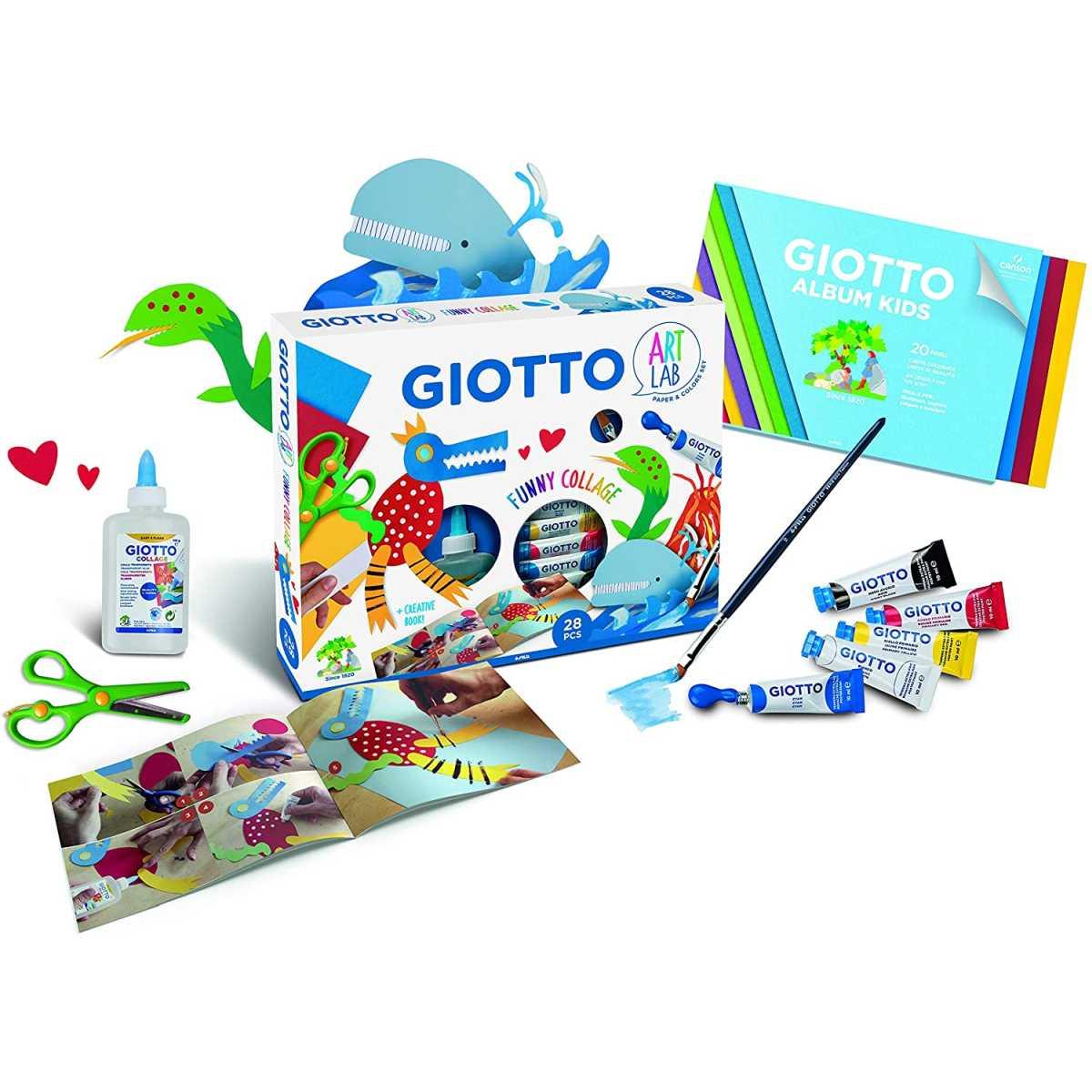 Giotto art lab - paper & colors set - giotto art lab funny collage