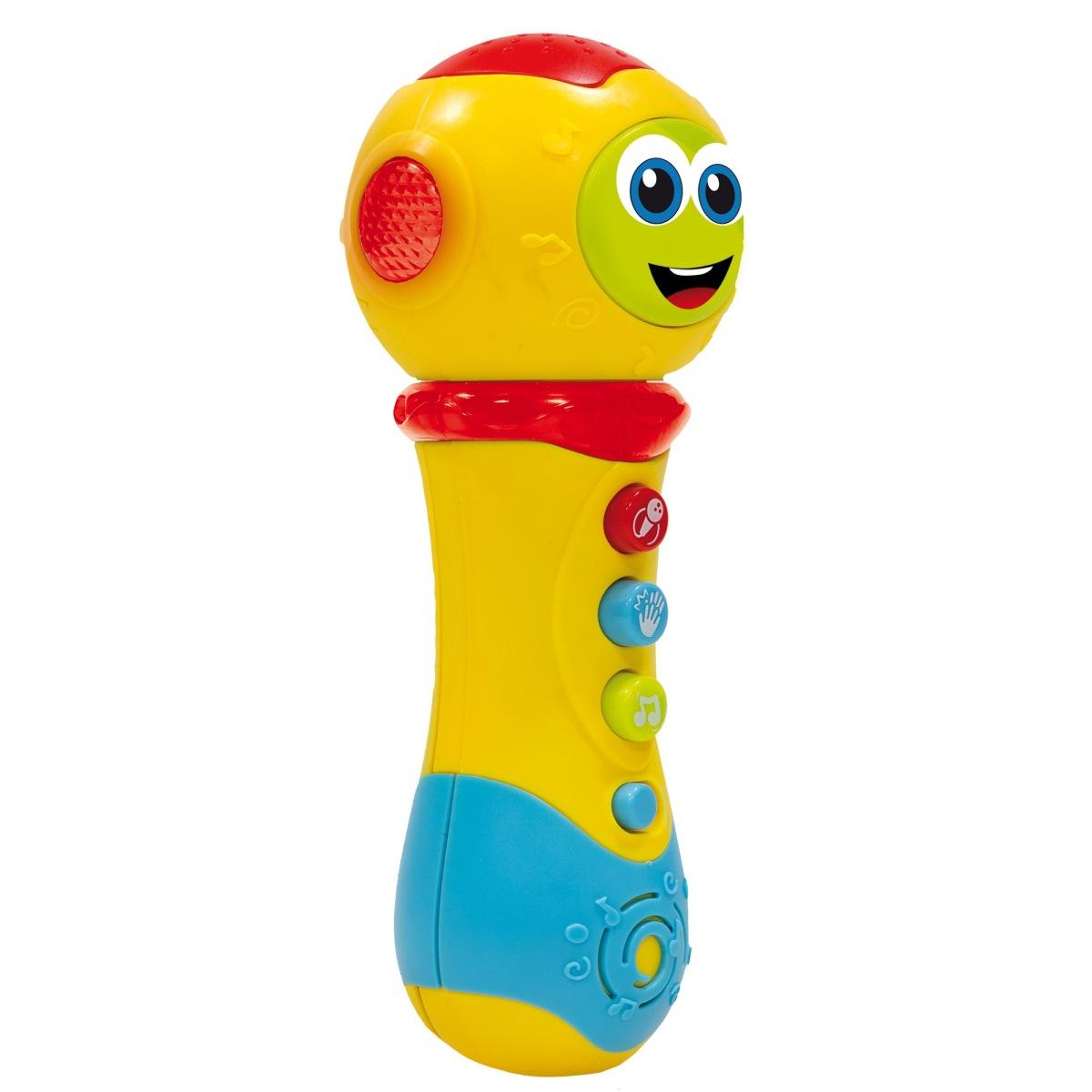 Carotina baby giocattolo microfono valentino canterino 3 in 1