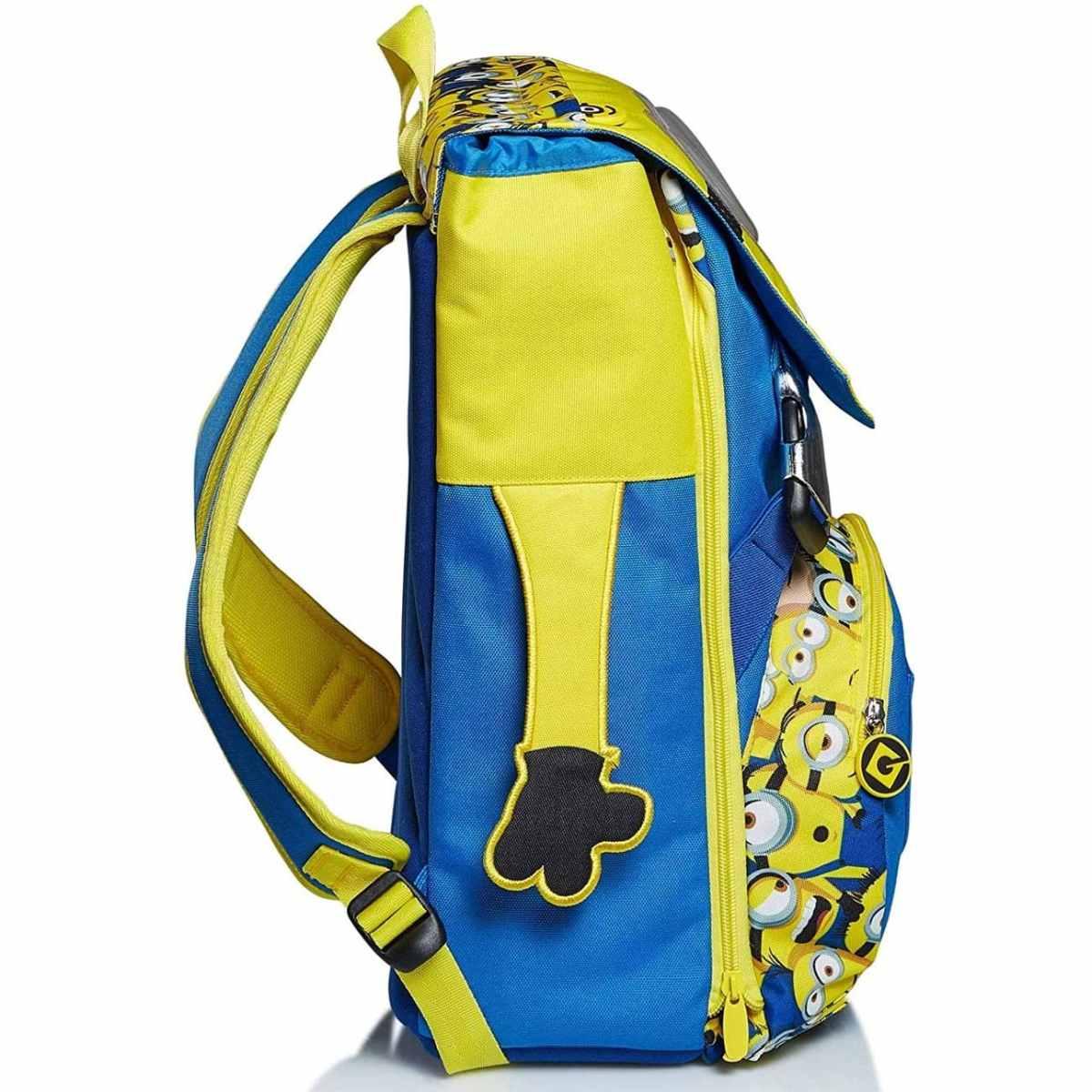 Schoolpack despicable me the rise of gru - (zaino + 3 zip + gadget)