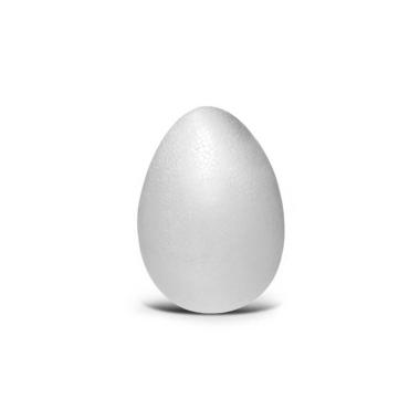 Deco - uovo in polistirolo - dimensioni Ø 5,5 x 8 cm