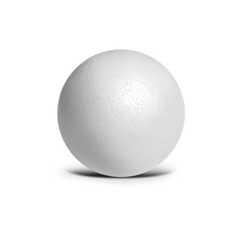 Deco - sfera in polistirolo espanso - diametro 7 cm